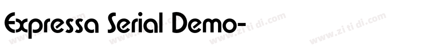 Expressa Serial Demo字体转换
